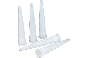 Caulk Nozzles Applicator Tool Kit with 30pcs Plastic Caulking Gun Extender Tips