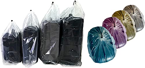 Juego de 5 bolsas de plástico para almacenamiento de equipaje, bolsa de almohada, bolsa de alfombra, bolsas de plástico con cordón para almacenamiento de maletas, bolsas de almacenamiento en el ático.
