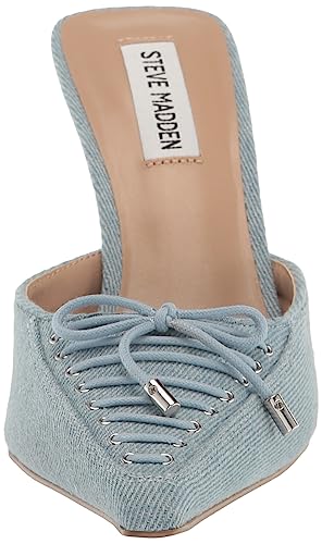 Steve Madden Women's Brianne Pump, Denim Fabric, 7 #TOP1