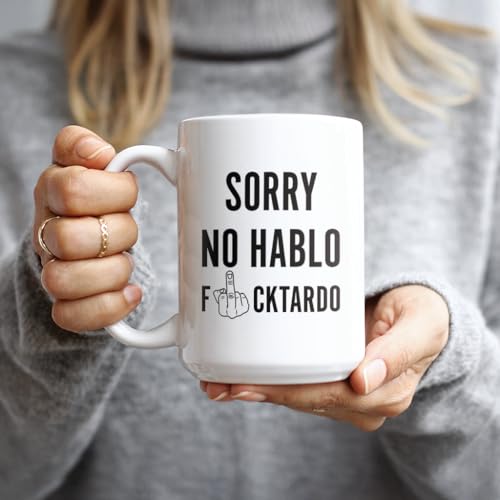 Hogg Sorry No Hablo Fuctardo Mug 15 oz Cerámica miniatura 3