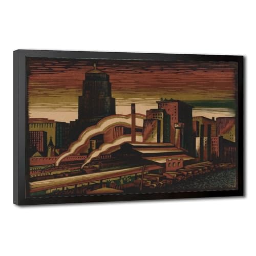 Impression sur toile South of The Loop pour décorer un mur de bureau vide