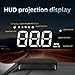 Windshield Heads Up Display for Car MAIMEIMI Digital Speedometer for Car HUD GPS Speedometer MPH with Travel Direction, Overspeed Alarm & Fatigue Driving Alarm for All 5V Vehicles