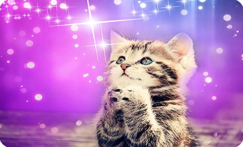 Silent Monsters Alfombrilla ratón Ordenador tamaño L (360 x 250 mm) Mouse Pad, diseño Gato, Adecuado para ratón de Oficina y para Gaming