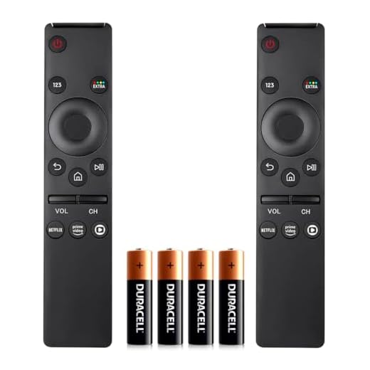 Kit 2 Controle Remoto para Tv Smart SAMSUNG + Pilhas, Universal, Compatível com Todos os Modelos 4K, QLED e Hub