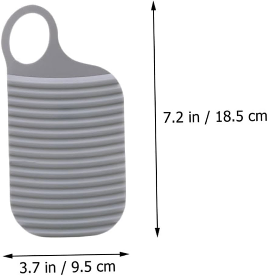 MAGICLULU Quality Material Mini Washboard Double-Sided Laundry Scrubbing Board Portable Travel Washboards for Bra Briefs Socks