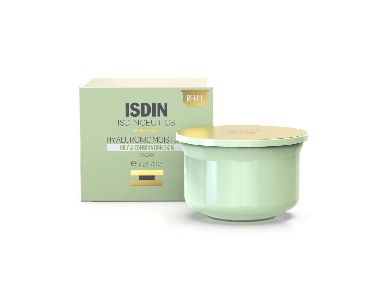 ISDIN ISDINCEUTICS Hyaluronic Moisture Oily and Combination Skin, Crema Facial Hidratante de Textura Ligera con Ácido Hialurónico específica para Piel Grasa y Piel Mixta, 50ml