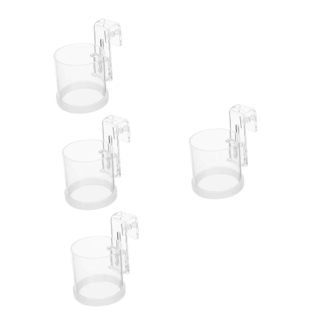 DOITOOL 4piezas Anillo Alimentación para Peces De Acuario Accesorio Ligero De Acrílico Diseño para Comida Flotante para Peces Tropicales y Camarones Compatible Agua Dulce y Salada