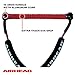 Airhead Trick Handle Wakeboard Rope, 4 Sections, 75-Feet, Red