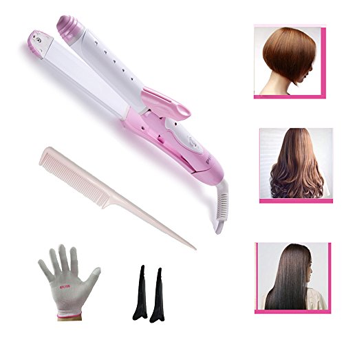 Curling iron Wet/Dry Hair Curlers Instant Heat Curling Iron Hair Curling Wand Travel Mini Hair Straightener Curler Care Tools for Woman