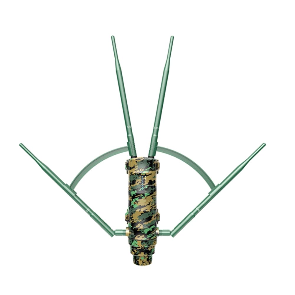 AC600 Répéteur WiFi Extérieur Longue Portée à Haute Puissance avec Antennes Haute Gain Weatherproof IP67 POE Prise UE Prise EU