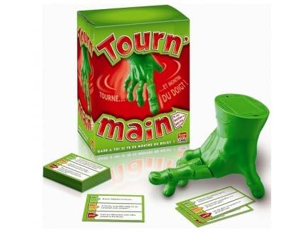 Jeu de société Action-vérité : pour tourn'main - Nouvelle Version Francaise - Set Jeu Enfant + 1 Carte Offerte