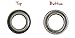 JVL Fully Tailored 4-Piece Car Mat Set with 3 Clip Rings - Black