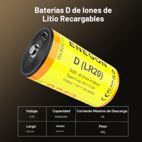 Pilas tipo D para boiler 5 Imagen adicional