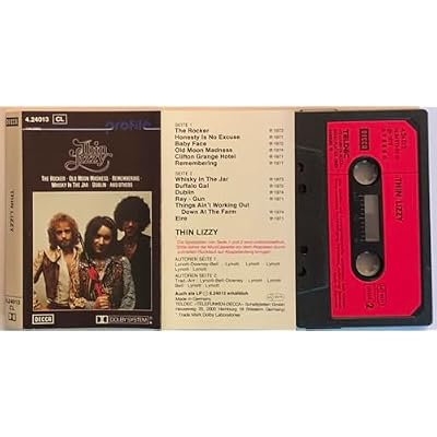 Profile of Lizzy / Philip Lynott. 1979 decca audio cassette tape with paper labels. Import