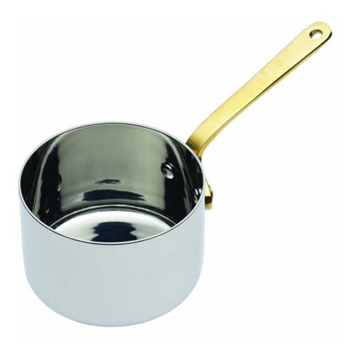 MasterClass Professionnal - Mini Casserole / Saucière en Acier Inoxydable, Argent, 6,5 cm (2,5