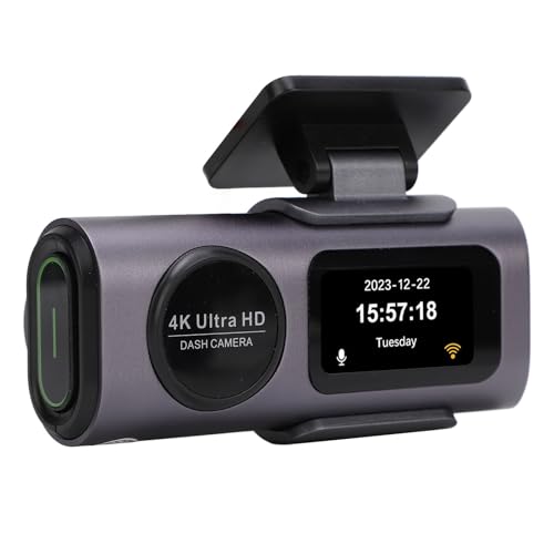 Caméra de tableau de bord double 4K pour la sécurité de votre voiture