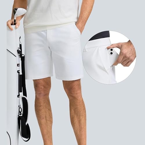 Short golf hombre blanco talla Small miniatura 4