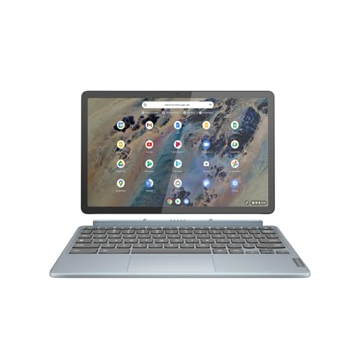 Lenovo IdeaPad Duet 3 11″ Chromebook Laptop (Qualcomm Snapdragon 7c, 4GB RAM, 64GB eMMC) – Misty Blue