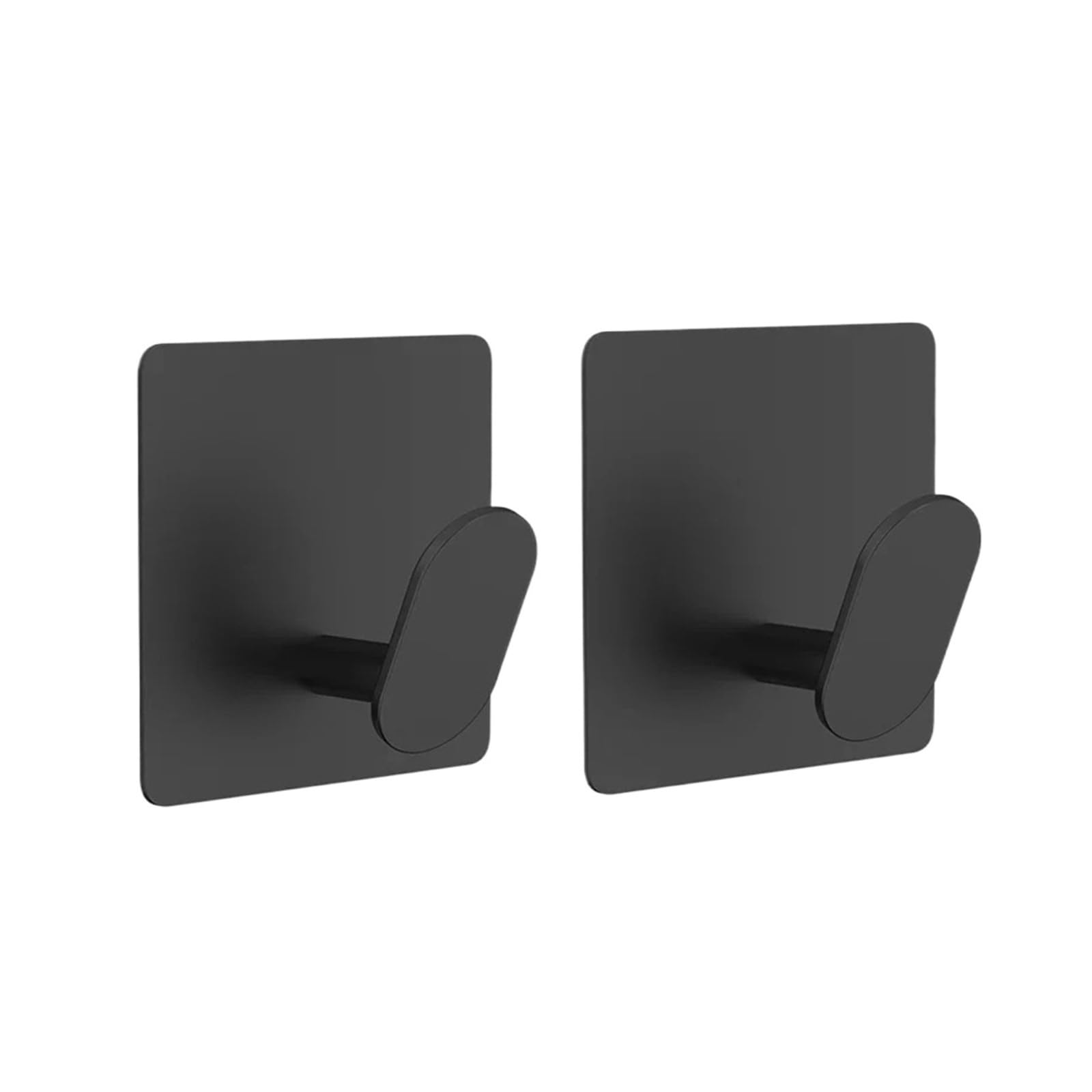 Zguouzantye Black-2Pcs 1Pcs Stainless Steel Self Adhesive Robe Hooks