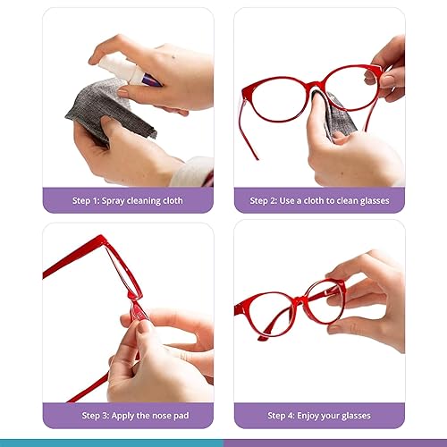 Gms Optical GMS23259 1.3Mm Ultra-Thin / 18Mm Long Length - Anti-Slip Adhesive Contoured Silicone Eyeglass Nose Pads thumb #5