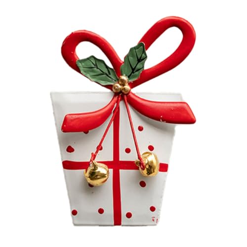Pomoflexi Colgante de Árbol de Navidad de Hierro Forjado, Campana de Estrella, Colgante de Decoración del Hogar para Fiesta de Navidad B