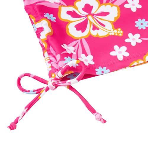 Image of Vogseek 3-12T Girls Rash Guard 2 Pieces Bathing Suit Long Sleeve Swimsuit Swimming Skirt with Shorts Swimwear