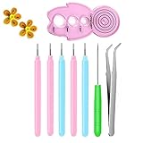 🌸【Muy práctico】Las agujas para acolchar se pueden usar para perforar agujeros y fijar formas; las pinzas son muy útiles para recoger objetos pequeños y son herramientas esenciales para pegar papel y completar diseños; los bolígrafos de origami para acolchar con ranuras y las herramientas para enrollar papel hacen que el papel sea fácil de doblar , puede doblar o desplegar el papel en segundos para enrollar papel de colores en hermosas formas como flores, hojas, animales, vehículos y más.