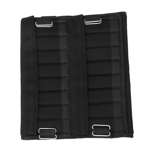 GANAZONO Sports Weighted Vest Adjustable Fitness Equipment for Running and Strength Training to Fits All Suitable for Men Women and Black