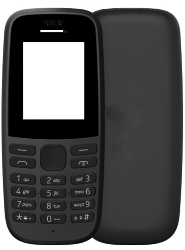 BACKER THE BRAND Replacement housing for Nokia 105 2019 Model (TA-1203, TA-1174, TA-1034) FROUNT Back Body (This is not a Phone) - Black (B09L14RHFQ) Amazon Price History, Amazon Price Tracker