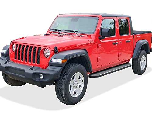 Estribos Tuxtreme 6 pulg Acero Inoxidable Negro para Jeep Gladiator 2020-2026 miniatura 2