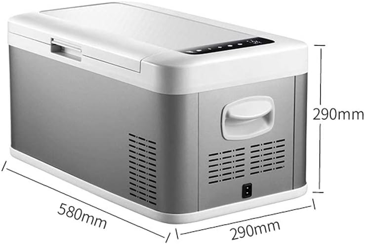 Mini Car Fridge 18 Liter, Small Car Fridge Compact Freezer, Compressor Freezing -20°C,AC/DC, Digital LCD Panel, Mute