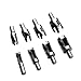 Wood Plug Cutter Set,8 Pcs Round Shank Carbon Steel Claw & Tapered Drill Bits Set Claw Cork Drill Hole Saw Tool HSS Tenon Drill Bit Cutter for Woodworking 6mm/10mm/13mm/16mm