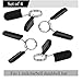 EastyGold Barbell Clamps Dumbbell Spring Clip Circlip Collars 1 Inch Weight Bars Clips Fitness Weightlifting Lock Buckle 1 Inch for Standard Bar Barbell Strength Training Gym Accessory