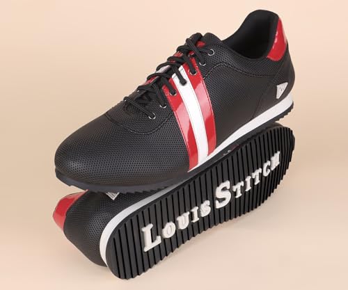 Image of LOUIS STITCH Men's Casual Sneaker | Elastic auto Adjustable Laces Sneakers for Men | Sneakers Shoes | Comfortable and Lightweight | LSPSNK TP