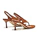 ATBELL Brown Suede Stiletto Heel Thong Sandals for Women Open Toe Slingback Kitten Heels with Ankle Strap Summer Fashion Flip Flops Heels