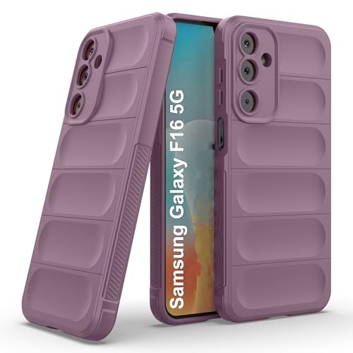 Image of Zapcase Back Case Cover for Samsung Galaxy F16 5G | Compatible for Samsung Galaxy F16 5G Back Cover | Liquid Silicon Magic Case with Camera Protection | Lavender