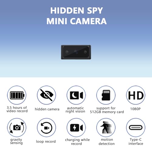 1080P Mini Spy Camera with Night Vision