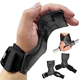 Zughilfen Krafttraining, Lifting Straps für Bodybuilding Gewichtheben Krafttraining & Fitness, Kreuzheben Gurte Leder für Frauen und Männer, rutschfeste Griffhilfe