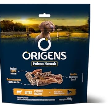 Adimax Petisco Natural Origens Bites De Esôfago 250G 100% Natural
