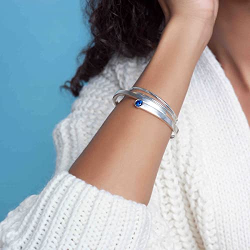 Silpada 'Make It A Double' Cuff Bangle Bracelet In Sterling Silver, 7.5" #TOP3