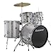 Ludwig Accent Drive 5pc Acoustic Drum Set Pack Silver Sparkle