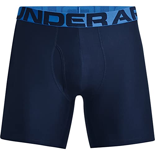 Image of Under Armour mens Multi-pack Performance Tech Boxerjock Brief, 6 inch Inseam, All-day Comfort & Soft