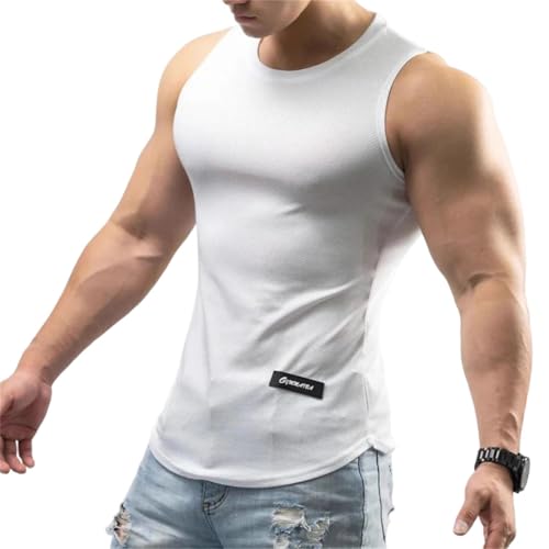 Camiseta sin mangas de malla transpirable para hombre ideal para running fitness y gimnasio