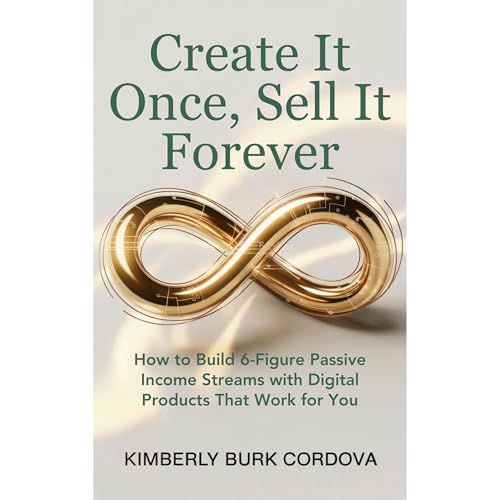 Create It Once, Sell It Forever Audiolibro Por Kimberly Burk Cordova arte de portada