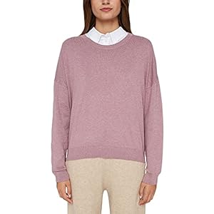 ESPRIT Pullover van biologische katoenmix