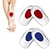 2 paires Talonnette Semelle, Talon Coussin gel, Silicone Talon coaster, Protège Talon Silicone Sport pour Homme et Femme