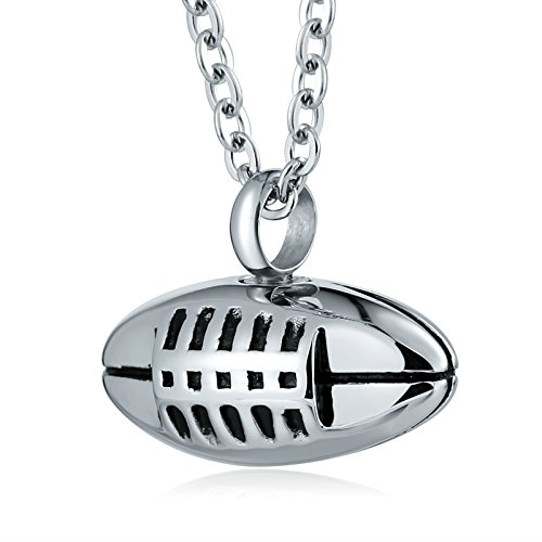 Banemi Collares Juveniles, Collar de Acero Inoxidable Hombre Plata Botón Regalo de Collar de Graduación para Novio