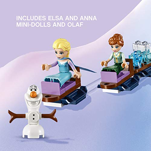LEGO 43172 Disney Princess Elsas magischer Eispalast Set mit Prinzessin ELSA und Anna Minipuppen und Frozen Spielplatz… – Bild 8