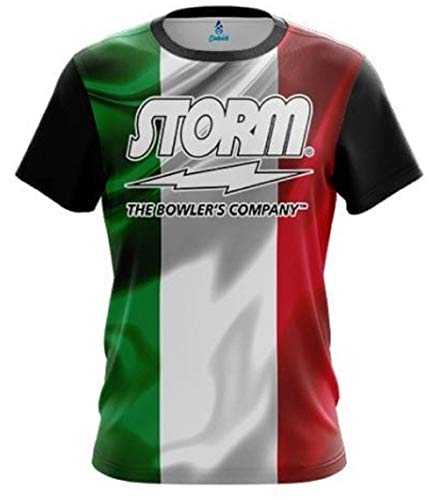 CoolWick Storm Italian Flag Bowling Jersey (2X)