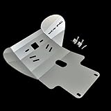 Siver Front Skid Plate Engine Mud Guard Cover Compatible with Suzuki DR650 DR650S DR650SE 1998-2022